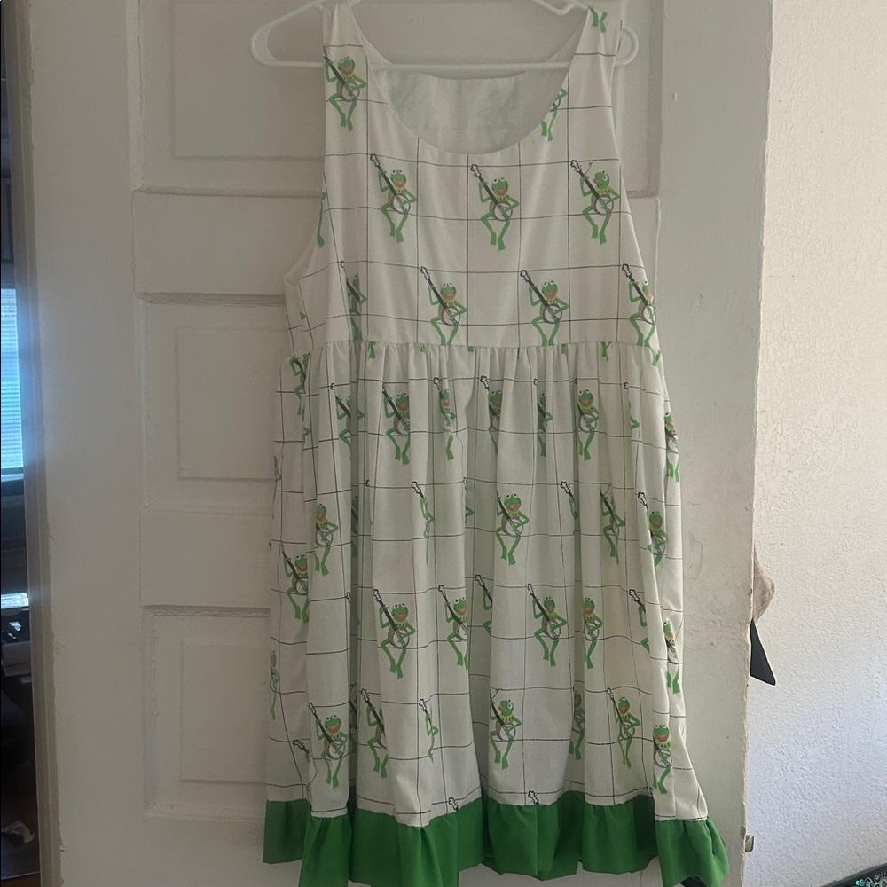 Franklin Jay Kermit the Frog babydoll dress